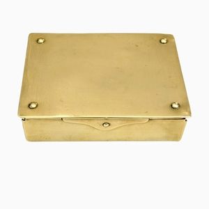 Ges.Gesh Antique Brass Stamp Trinket Box